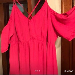 Lane Bryant. Full length off the shoulder dress 22